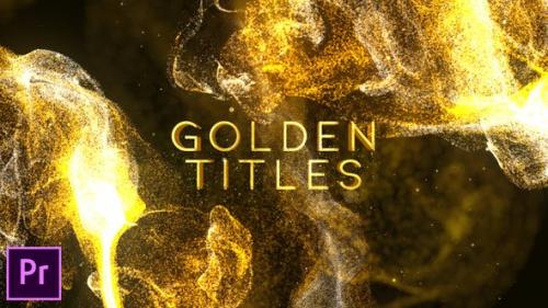 Videohive - Golden Titles - Premiere pro - 25045335