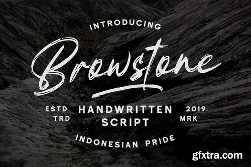 Browstone - Brush Script Font