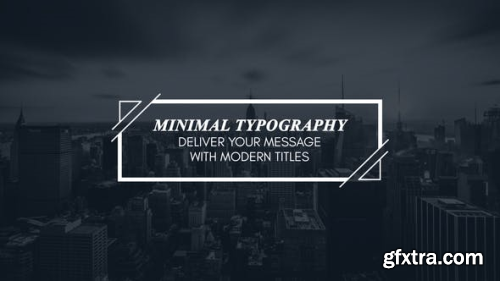 VideoHive Minimal Modern Typography 23749851