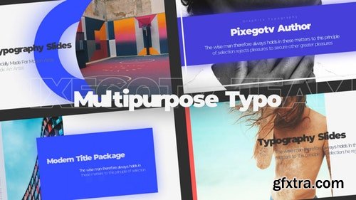 Multipurpose Typo / Slideshow AFTER EFFECTS