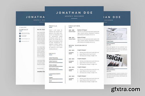 Jonathan Graphic Resume Designer