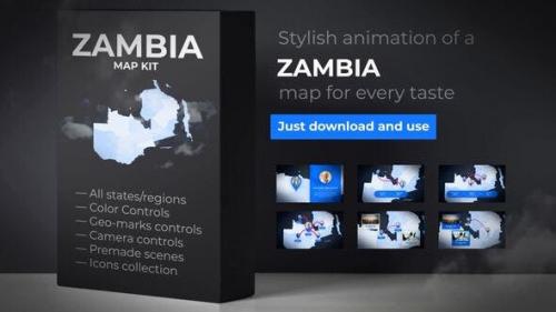 Videohive - Zambia Map - Republic of Zambia Map Kit - 25052822