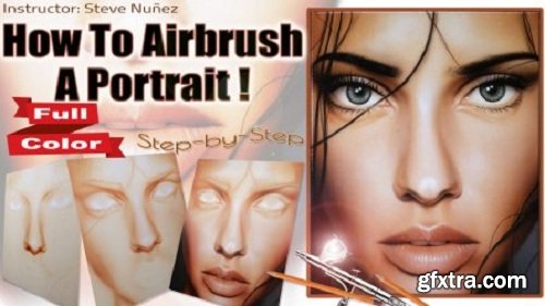 How To Airbrush A Portrait- Step by Step!