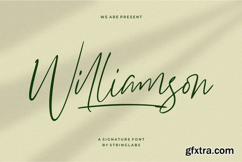 CM - Williamson - Luxury Signature Font 4297132