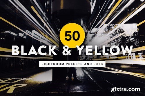 50 Black & Yellow Lightroom Presets and LUTs
