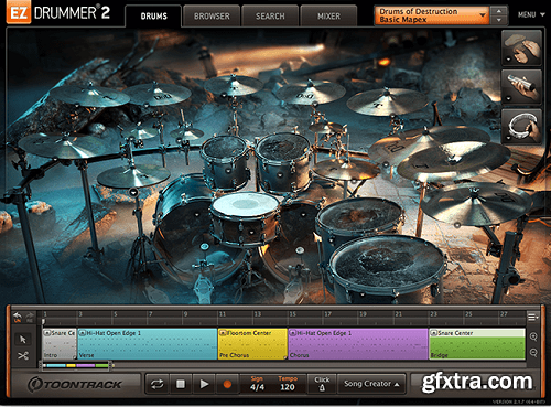 Toontrack Drums of Destruction EZX v1.0.0-AwZ