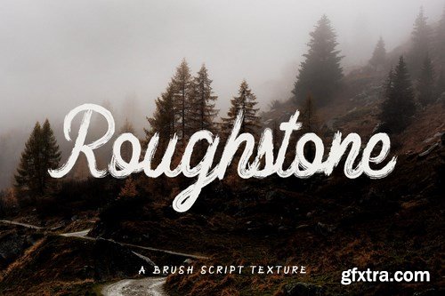 Roughstone - Handbrush Typeface