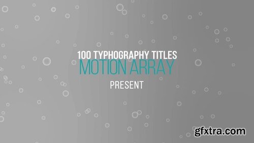 MotionArray 100 Typography Titles 324921