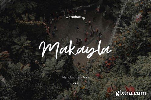 Makayla - Handwritten Font