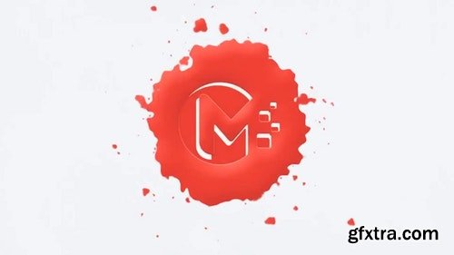 Paint Drops Logo AFTER EFFECTS