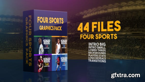 VideoHive Four Sports Graphics Pack 24143666