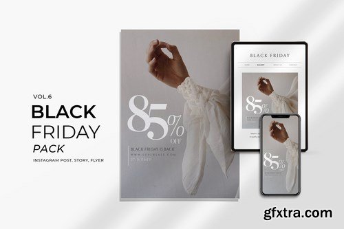 Black Friday Promotion Flyer and Instagram Vol. 6