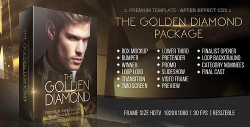 Videohive - The Golden Diamond Awards Package - 20317127