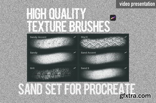 Procreate texture brushes.Sand