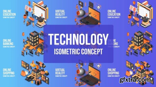 VideoHive Future Technology - Isometric Concept 25076901