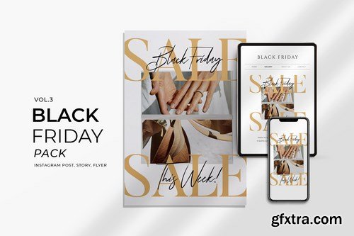 Black Friday Promotion Flyer and Instagram Vol. 3
