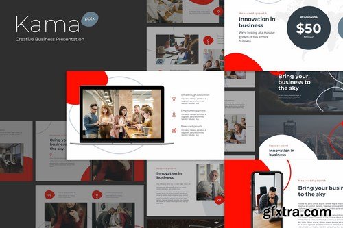 Kama - Creative Business Powerpoint and Google Slides Templates