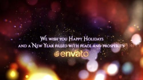 Videohive - Season's Greetings - Christmas And New Year Wishes - 14102205