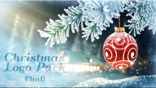 Videohive - Christmas Logo Pack 3 in 1 - 18646376