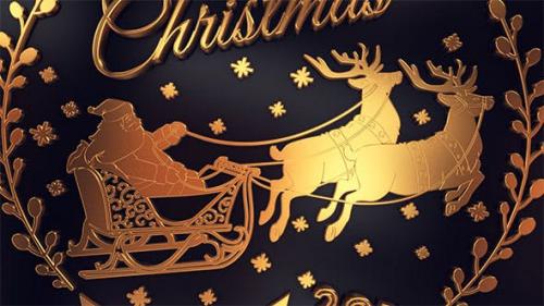 Videohive - Gold Christmas Titles - 18963639