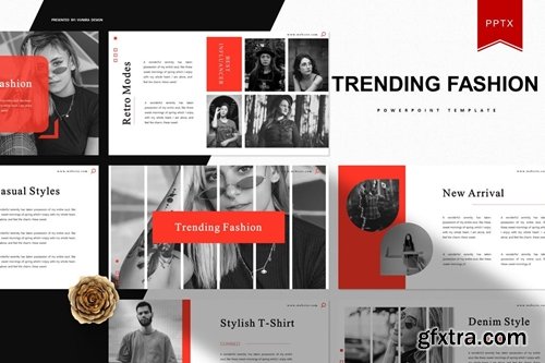 Trending Fashion Powerpoint, Keynote and Google Slides Templates