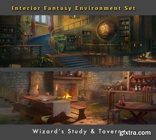 Gumroad - Fantasy Environment Interiors