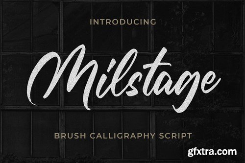 Milstage - Brush Calligraphy Script