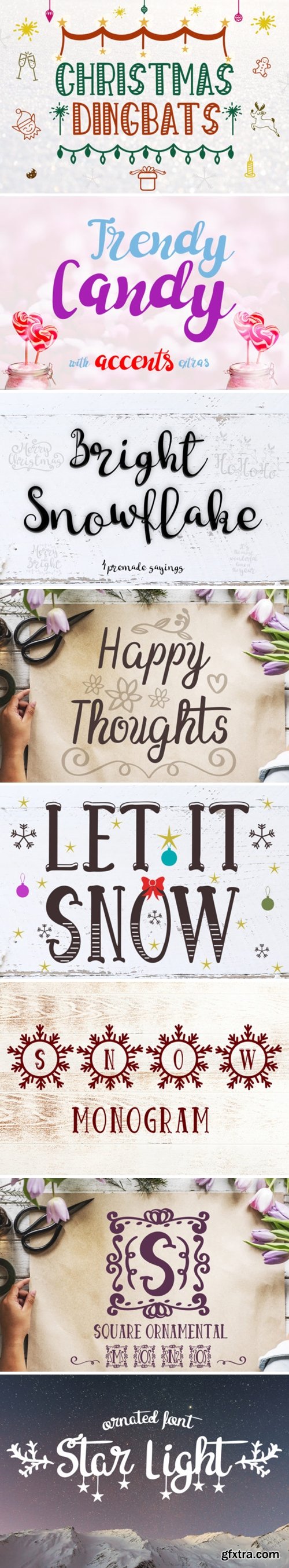 8 Cheerful Christmas Fonts Font