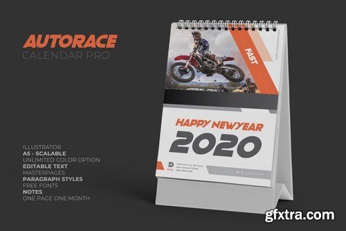 2020 Auto Race Calendar Pro