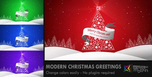 Videohive - Modern Christmas Greetings - 6103859