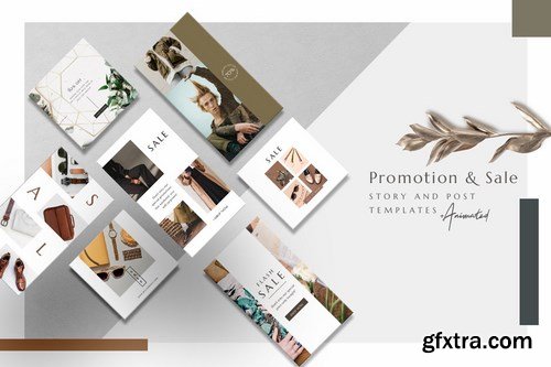 Animated Instagram Basic Pack - Promotion and Sale