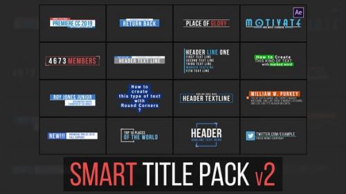 Videohive - Smart Title Pack v2 - 25103147
