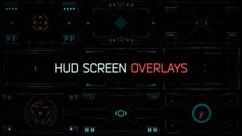 Videohive - HUD Screen Overlays - 23157062