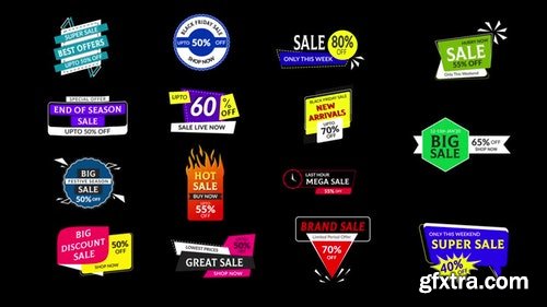 MotionArray Sales Badges 3.0 328509
