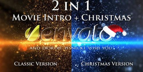 Videohive - Movie Intro + Christmas Intro Project - 2 in 1 - 121951