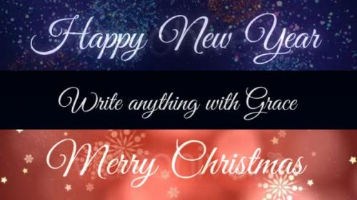 Videohive - Grace - Animated Handwriting Typeface - 9865271