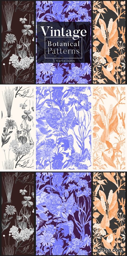 Vintage Botanical Patterns