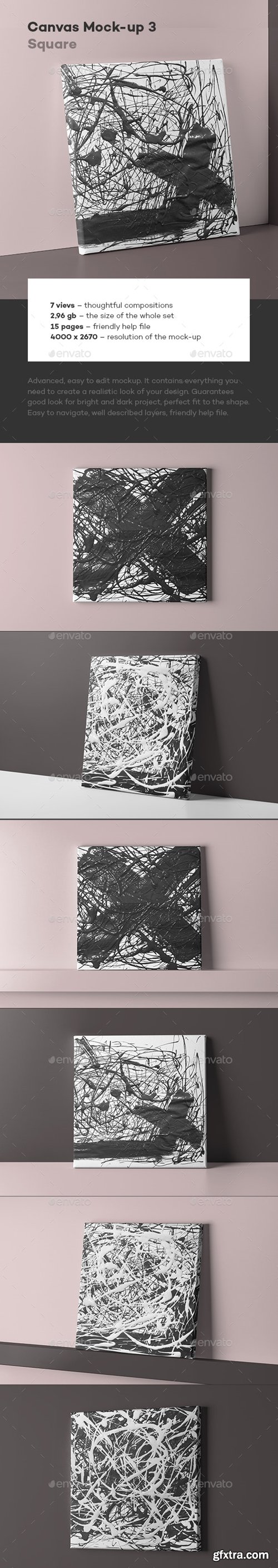 GraphicRiver - Canvas Mock-up 3 25103496