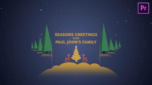 Videohive - Parallax Christmas Greetings - Premiere Pro - 25157782
