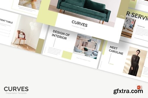 Curves Powerpoint, Keynote and Google Slides Templates