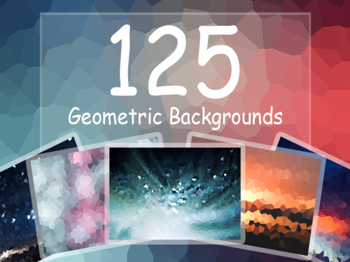 125 Geometric Backgrounds