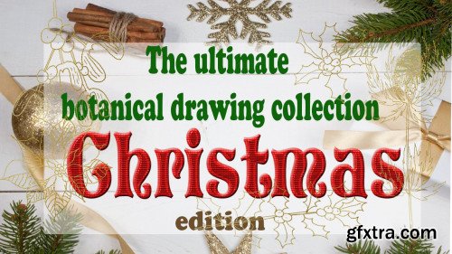 The ultimate botanical drawing collection: Christmas edition