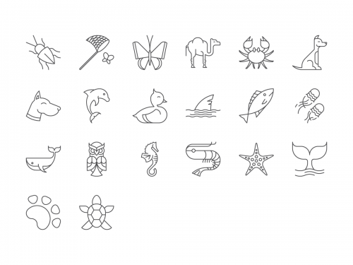 20 Animals icons