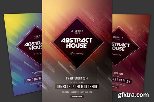 Abstract House Flyer