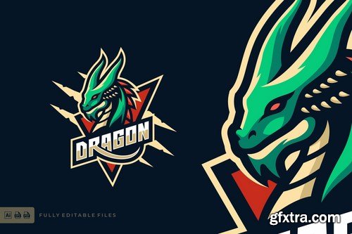 Dragon Sport and eSports Logo Template