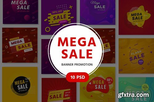 Mega Sale Promotion Banners