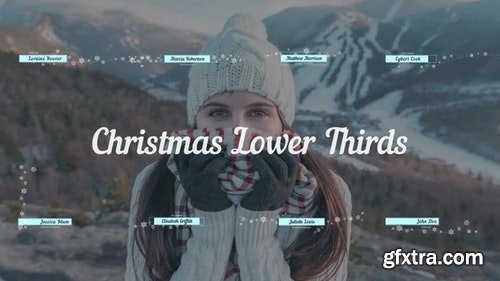 MotionArray Christmas & New Year Lower Thirds 331753
