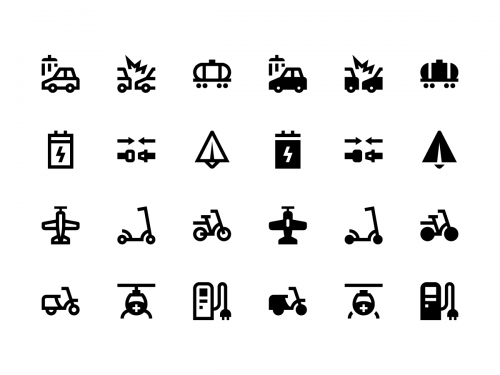 34 Transport icons