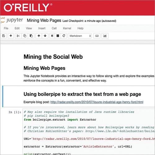 Oreilly - Mining the Social Web - Web Pages