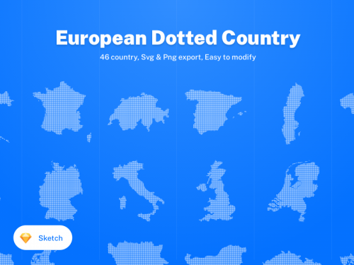46 European Dotted Country